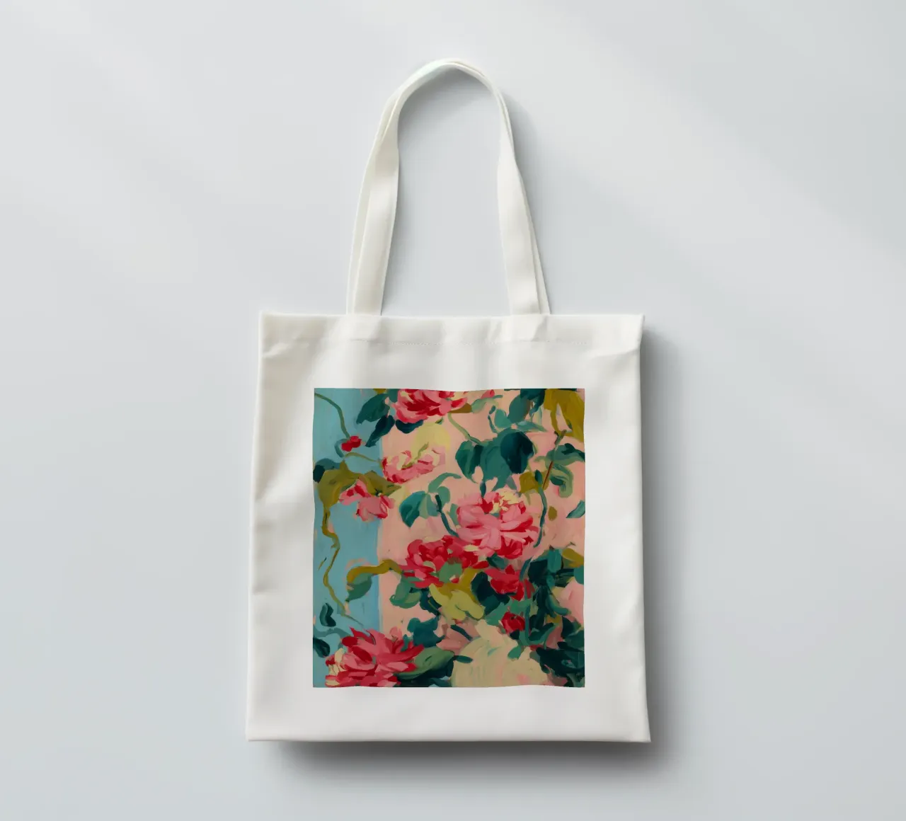 Blooming Reverie No 01 borsa in juta da treechild
