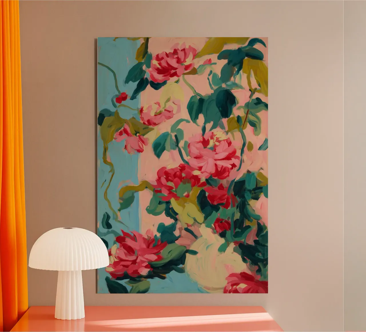 Blooming Reverie No 01 alluminio dibond da treechild