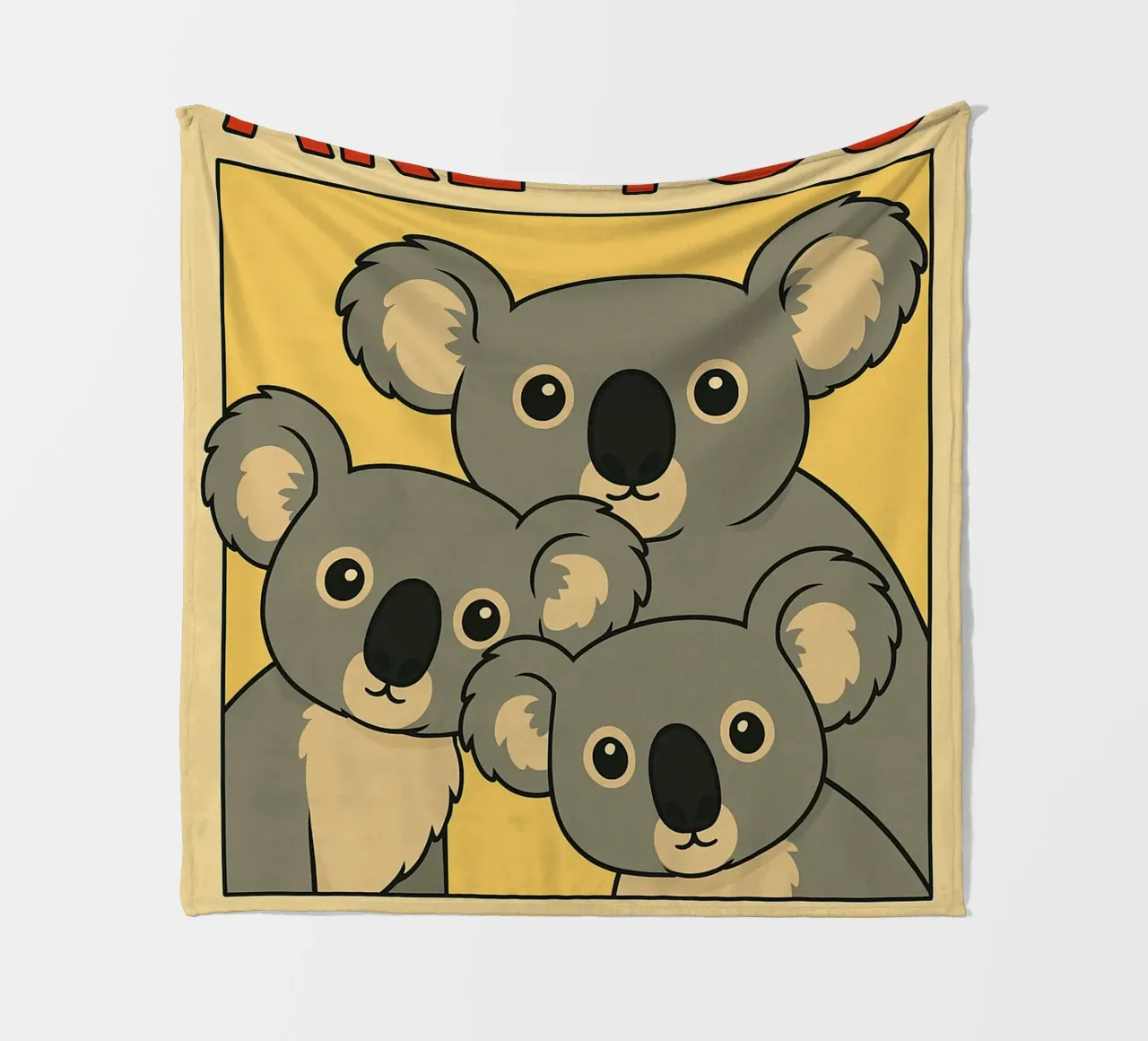 stai facendo la cacca in modo divertente koala coperta in pile da Toolee