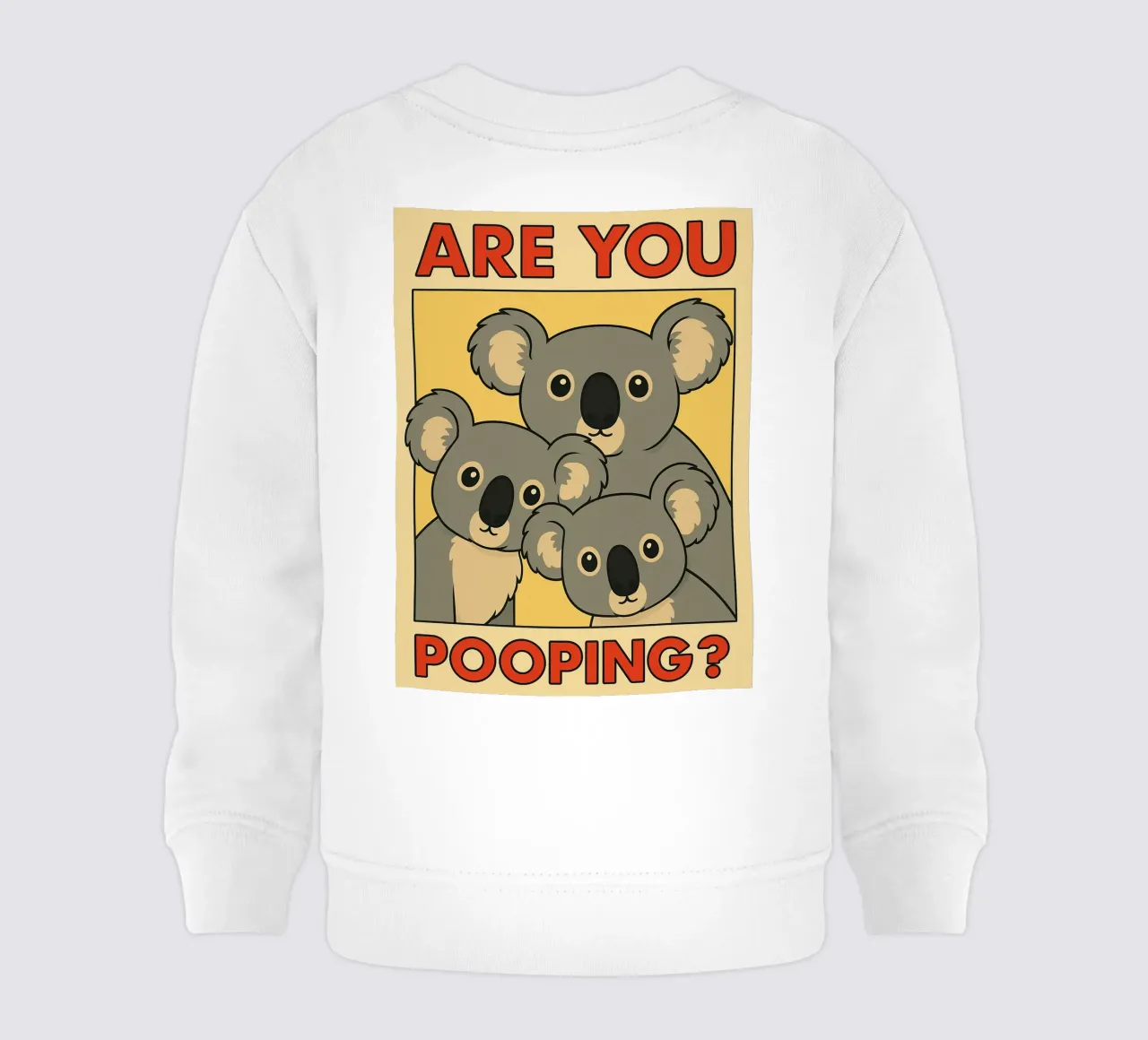 stai facendo la cacca in modo divertente koala felpa neonato da Toolee
