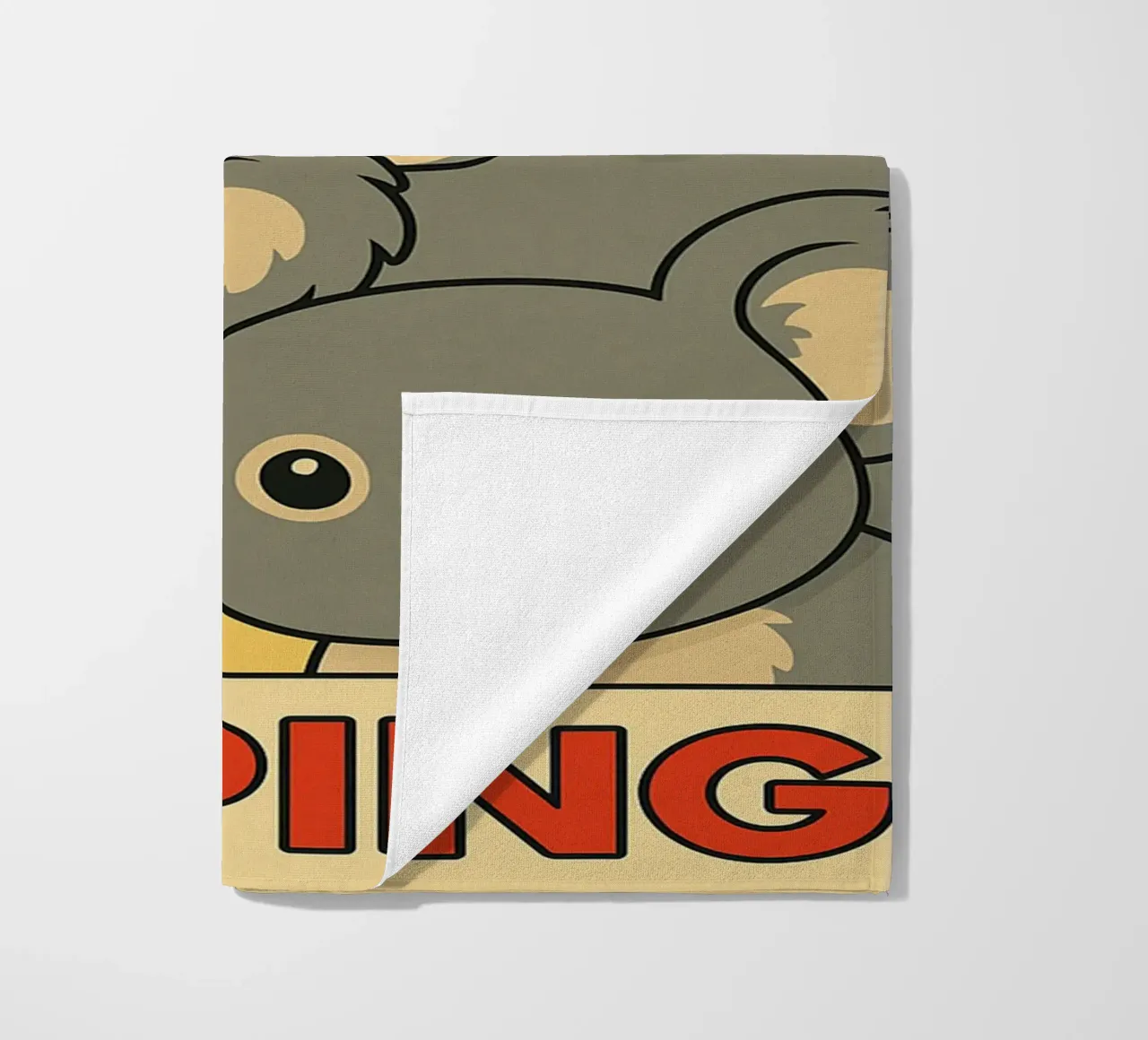 stai facendo la cacca in modo divertente koala telo mare da Toolee