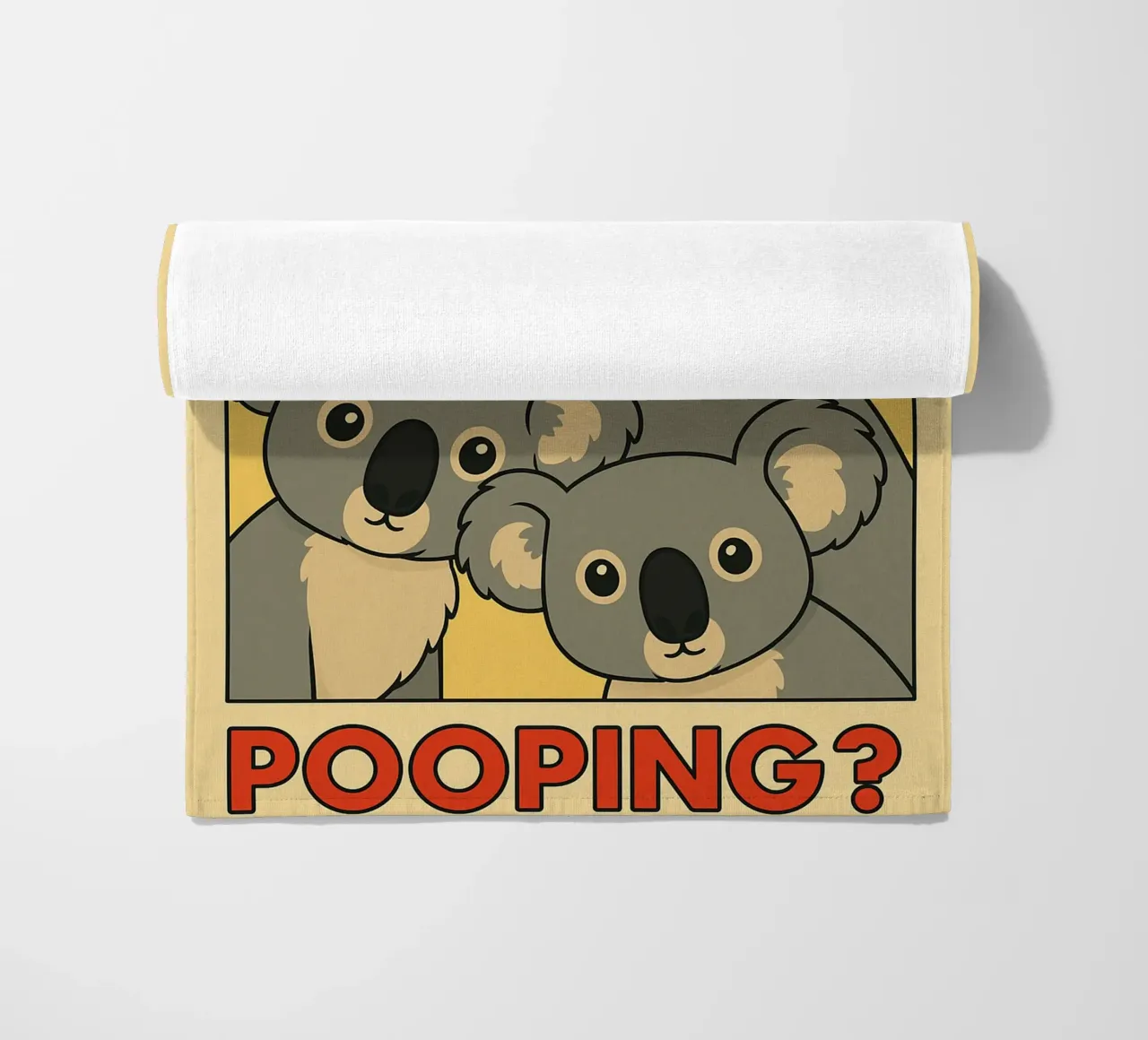 stai facendo la cacca in modo divertente koala telo mare da Toolee