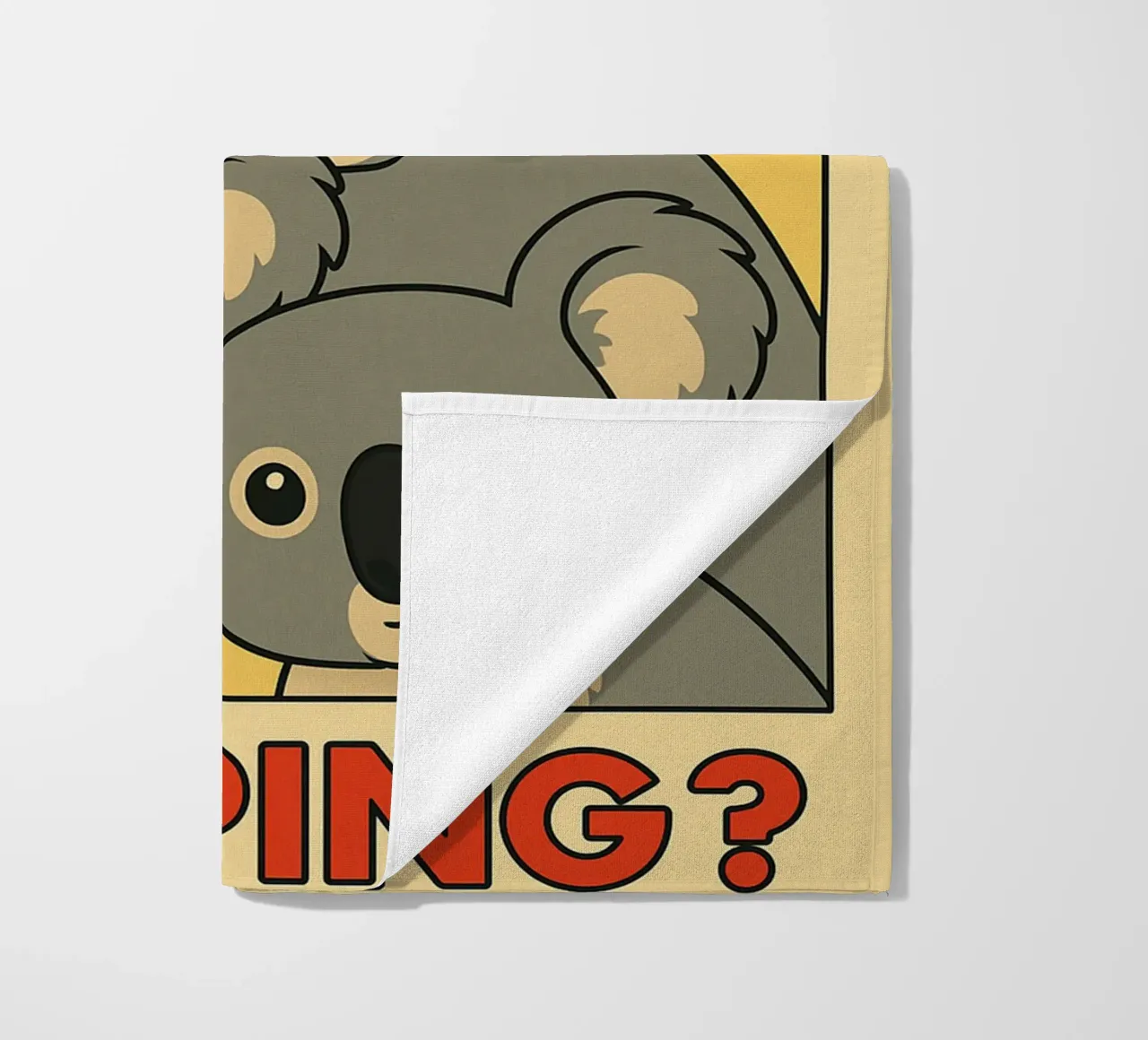 stai facendo la cacca in modo divertente koala telo mare da Toolee