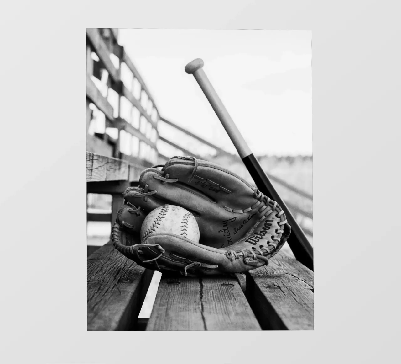 Baseball Essentials fotobehang van blacsteel