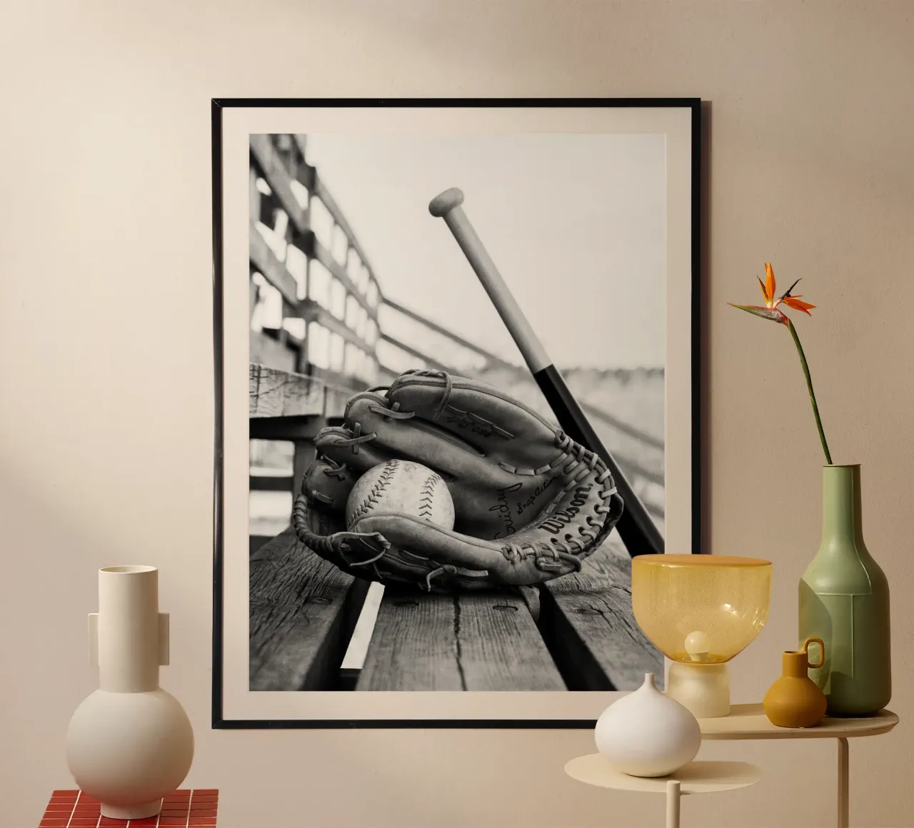 Baseball-Essentials Poster von blacsteel