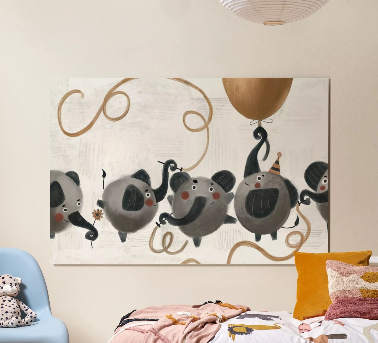 Nelli Suneli - Elephant Party poster by The Artcircle