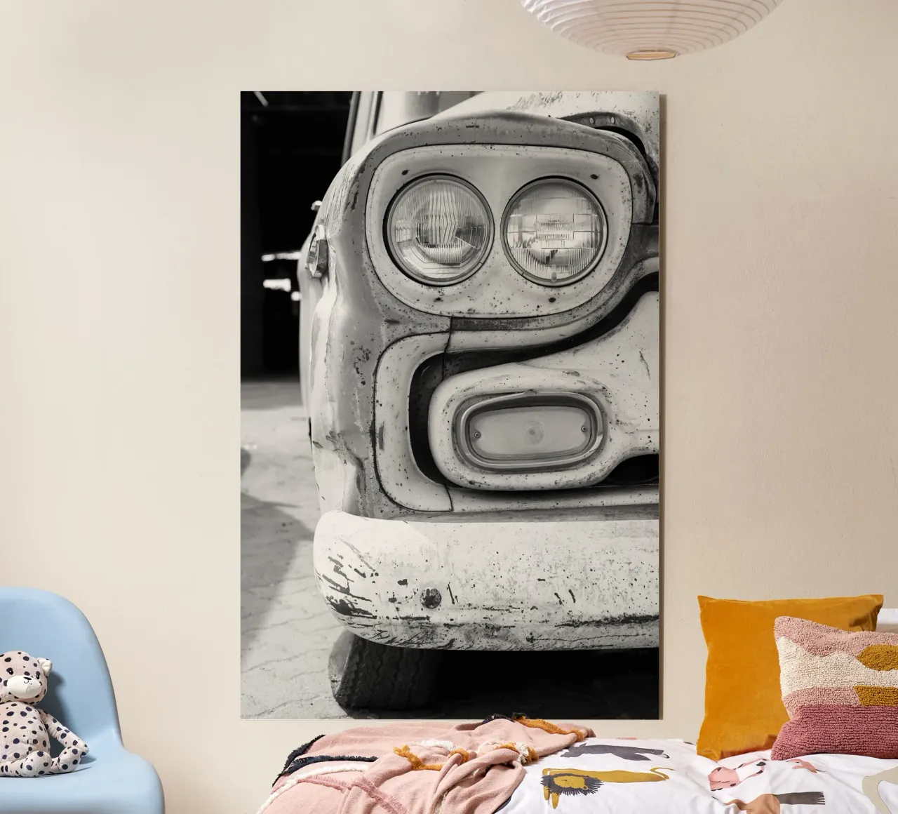 Vecchia auto alluminio dibond da blacsteel