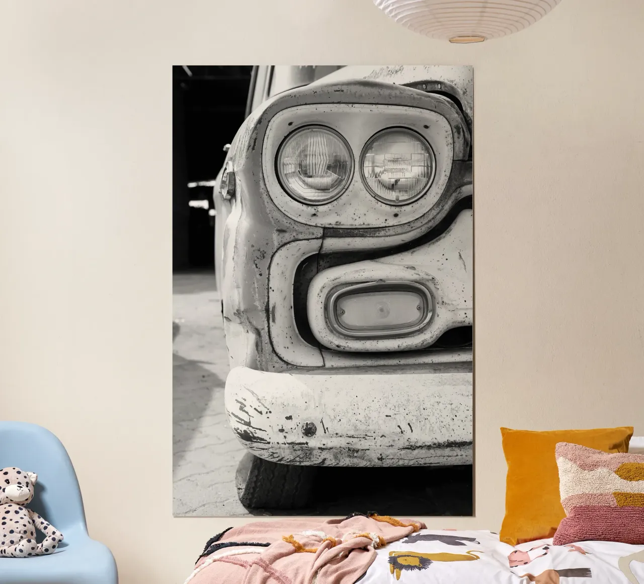 Vecchia auto poster da blacsteel