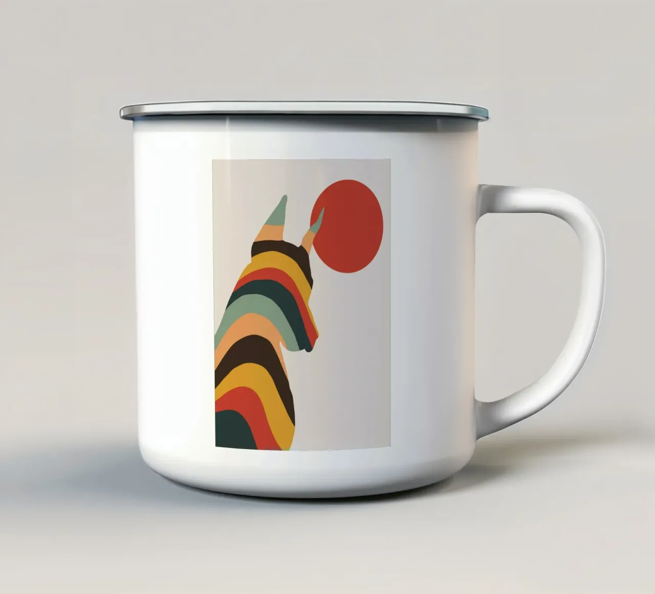 Anni del cane tazza in smalto da 83oranges