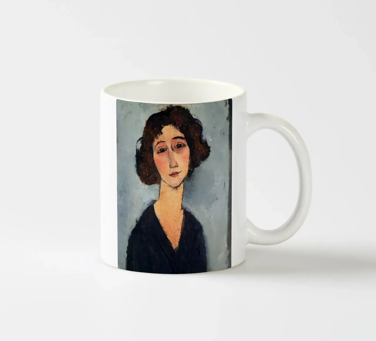 Amedeo Modigliani - Jonge vrouw (Totote De La Gaite), 1917 keramische mok van William Store