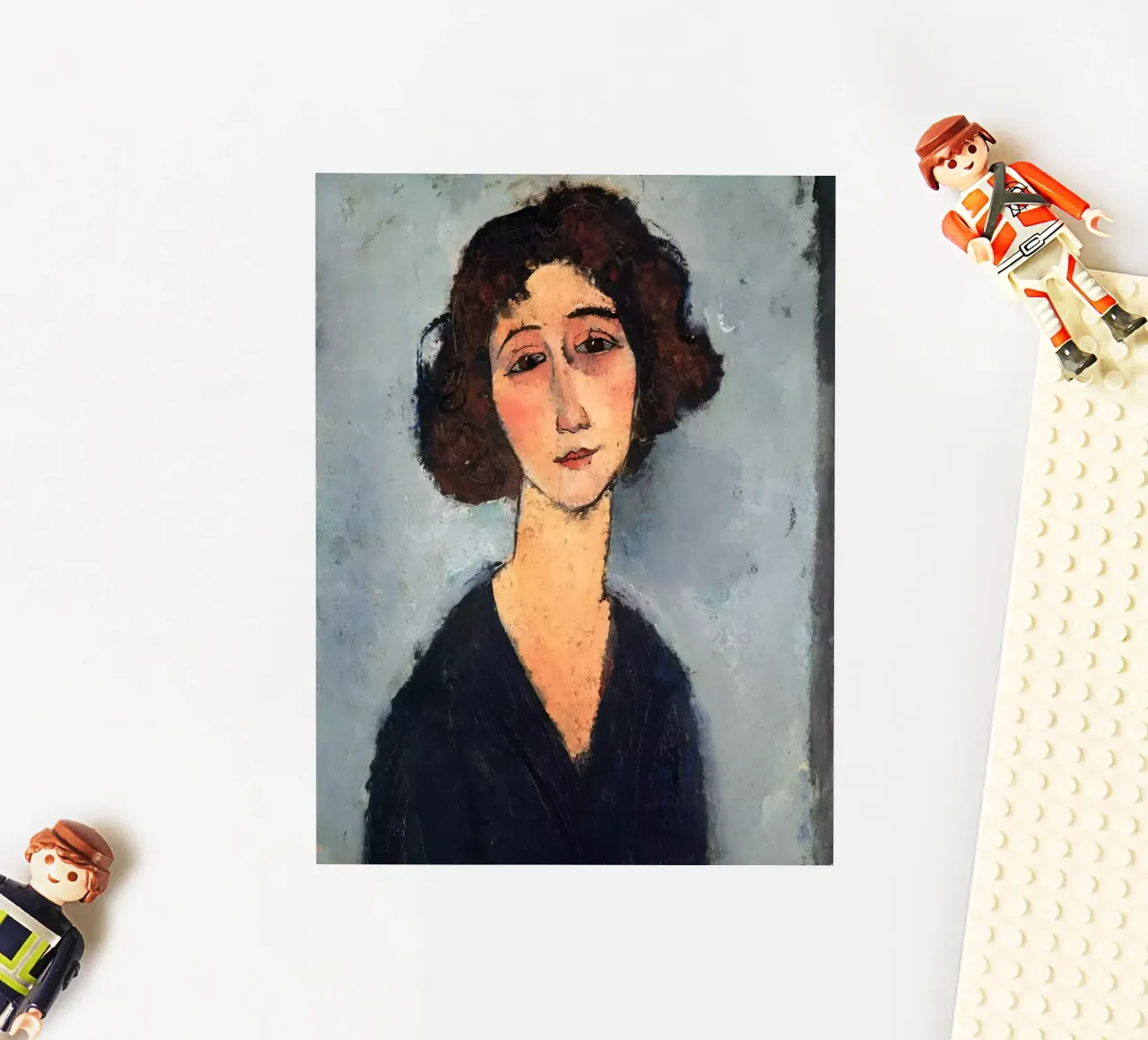 Amedeo Modigliani - Junge Frau (Totote De La Gaite), 1917 Sticker von William Store