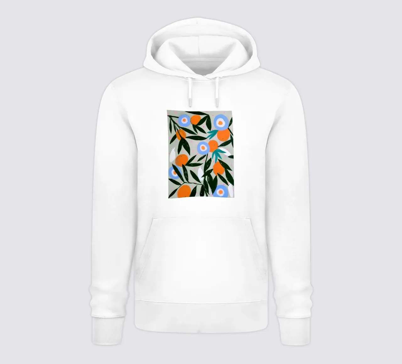 Citrus Bloom Dance felpa con cappuccio da Studio Sori