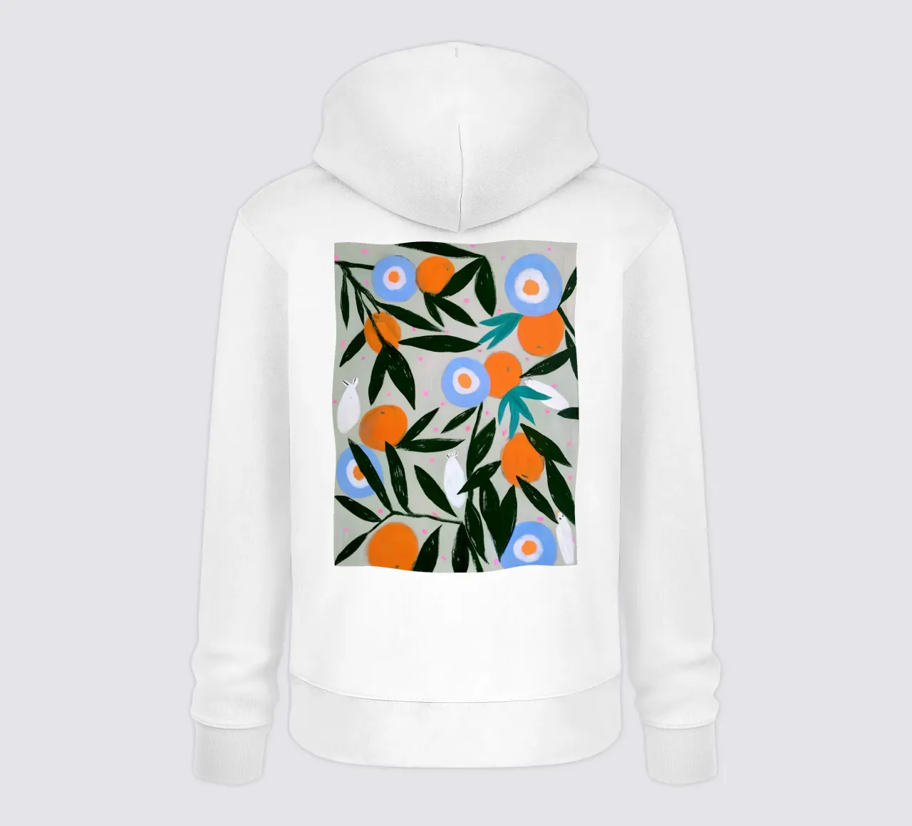Citrus Bloom Dance felpa con cappuccio da Studio Sori