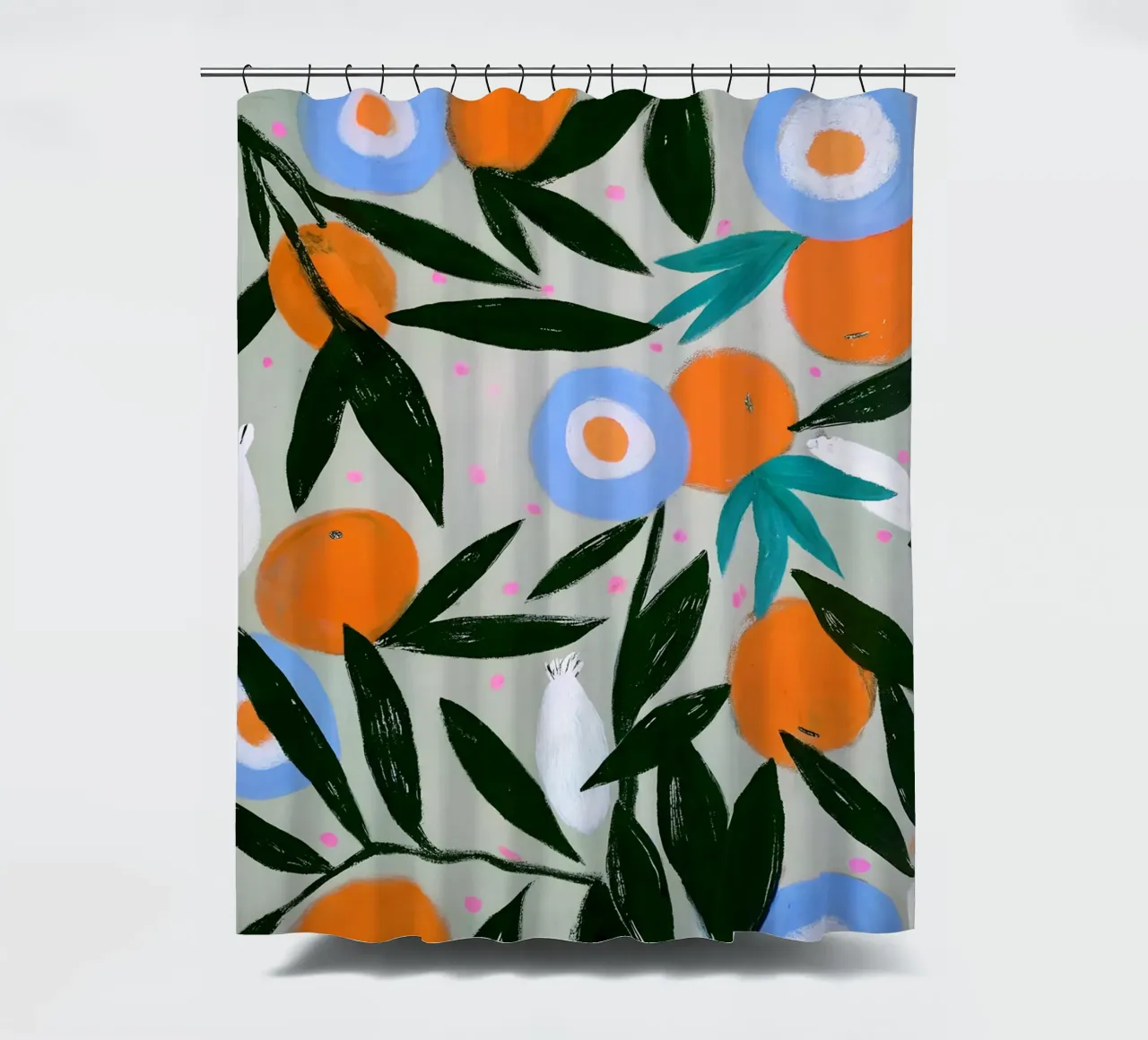 Citrus Bloom Dance tenda da doccia da Studio Sori