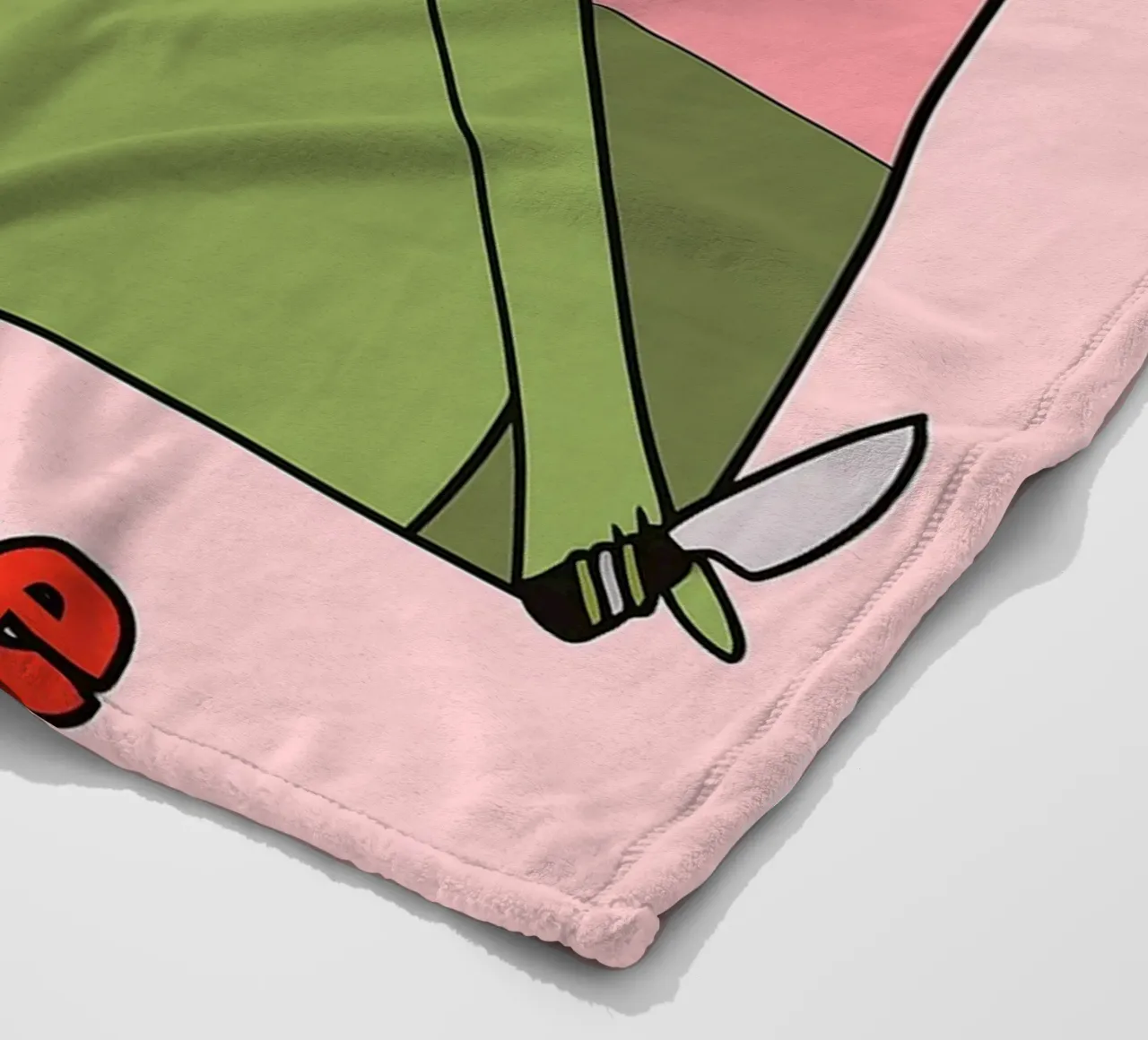 Sei nett zu dir selbst, sonst gibt es einen lustigen Frosch Fleecedecke von Toolee