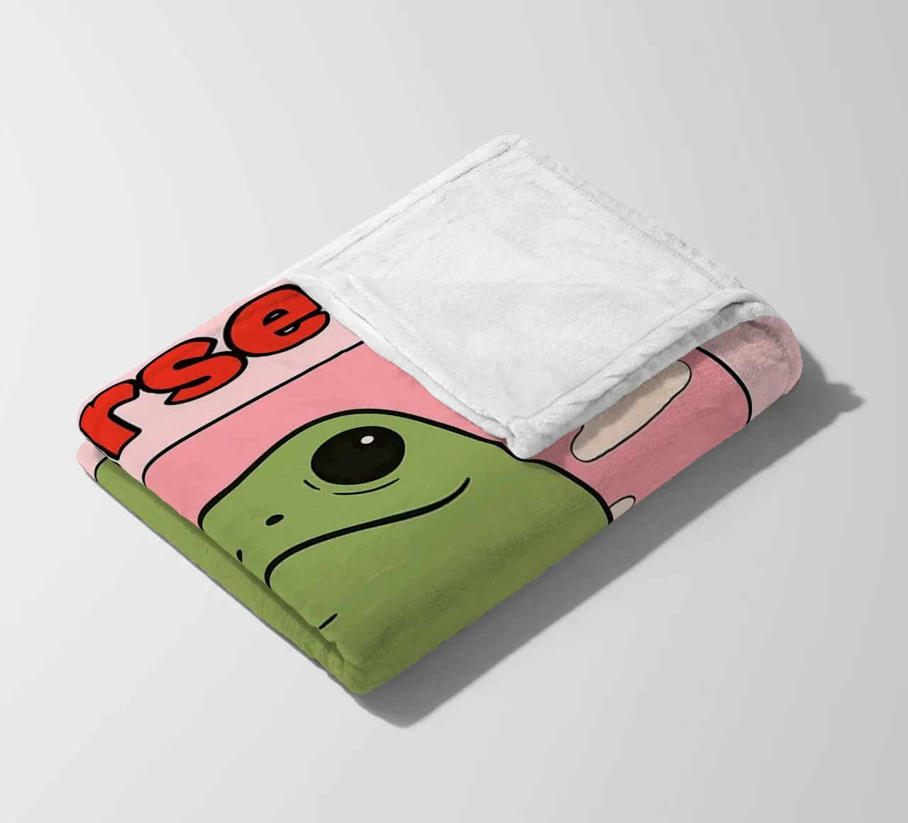 Sei nett zu dir selbst, sonst gibt es einen lustigen Frosch Fleecedecke von Toolee