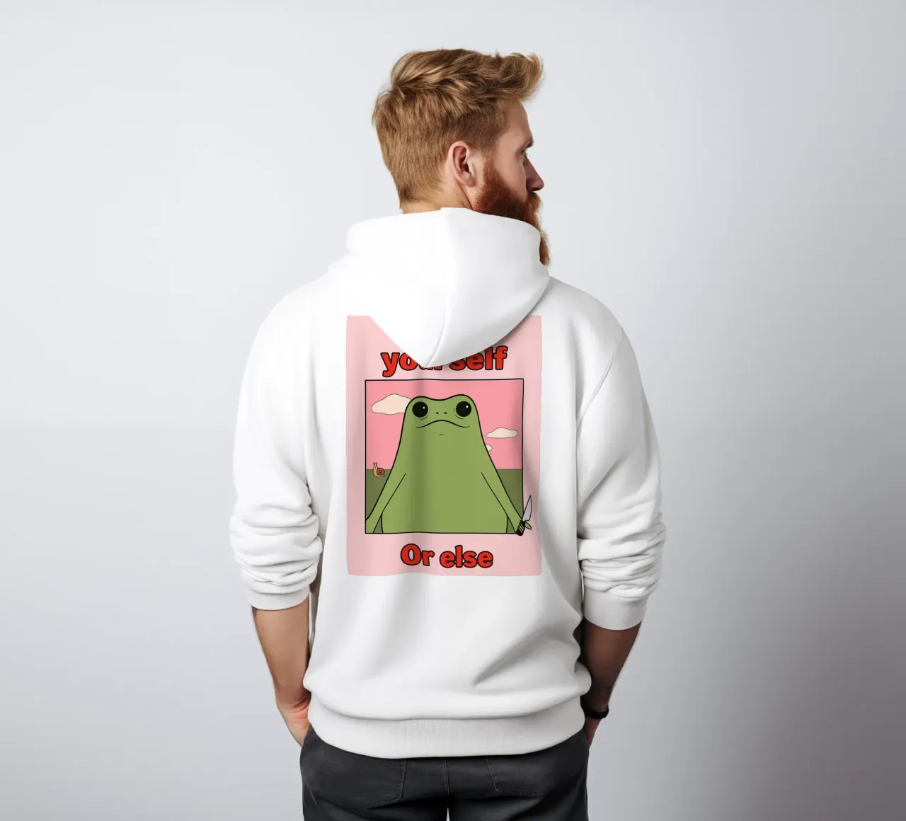 sii gentile con te stesso o altrimenti rana divertente felpa con cappuccio da Toolee