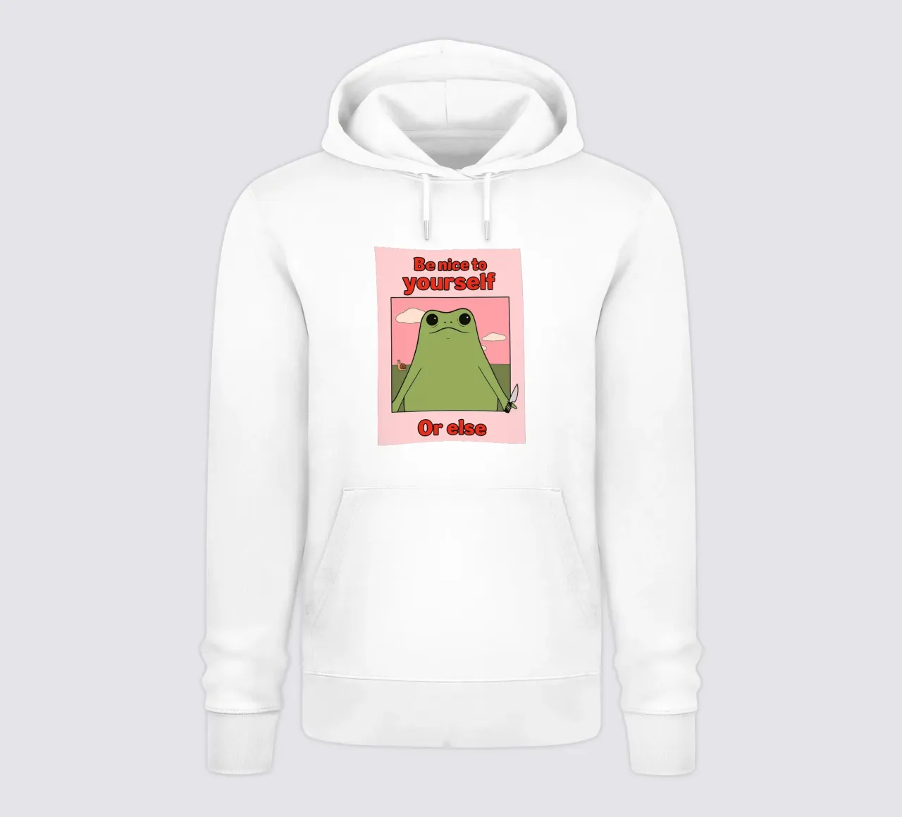 sii gentile con te stesso o altrimenti rana divertente felpa con cappuccio da Toolee