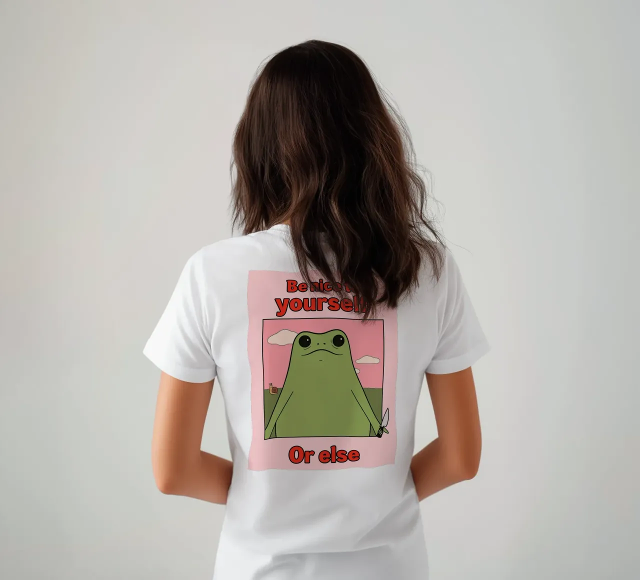 sii gentile con te stesso o altrimenti rana divertente t-shirt da Toolee
