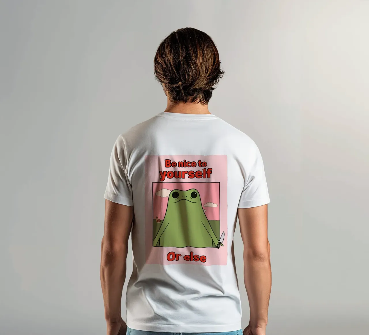 sii gentile con te stesso o altrimenti rana divertente t-shirt da Toolee
