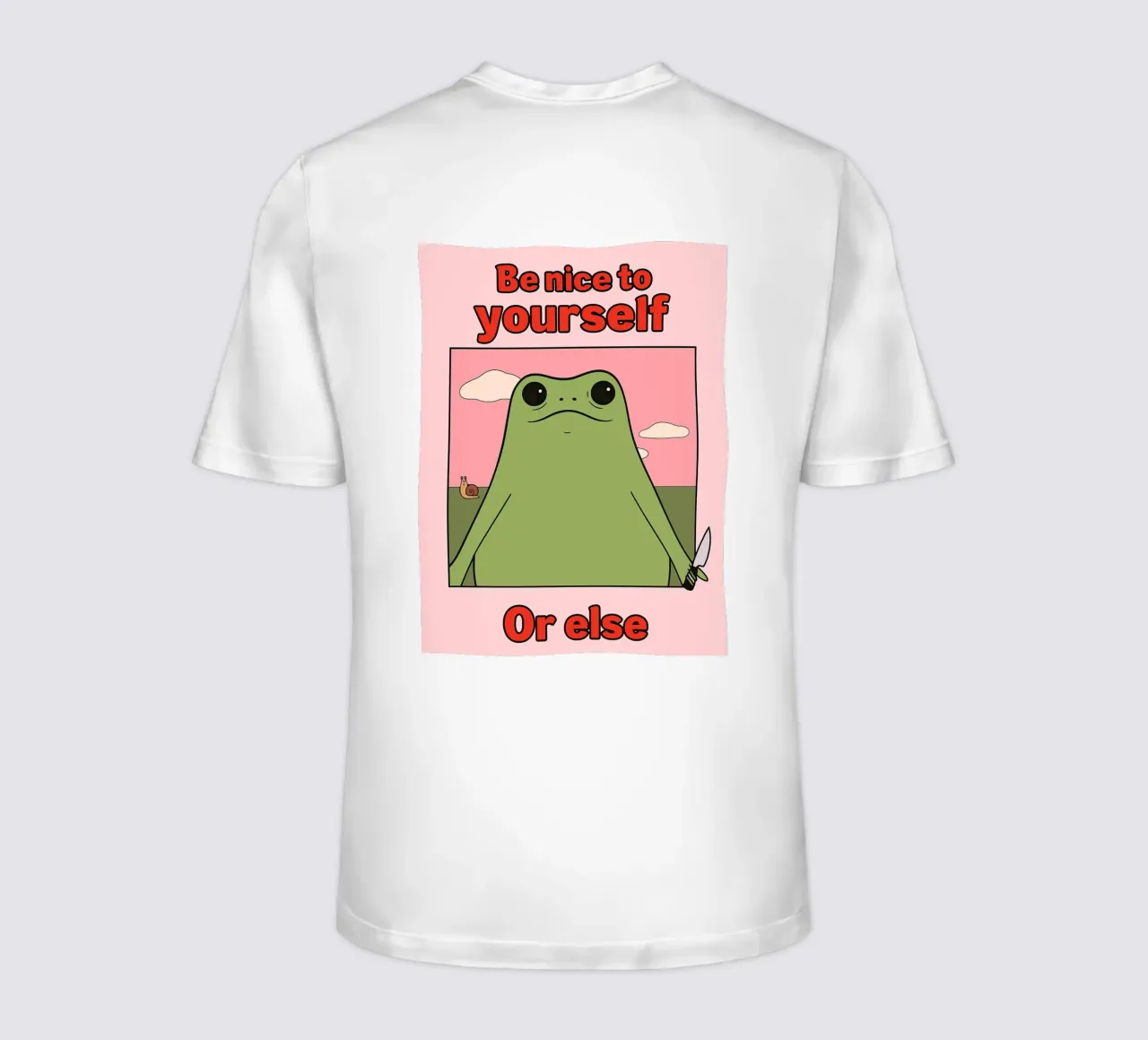sii gentile con te stesso o altrimenti rana divertente t-shirt da Toolee