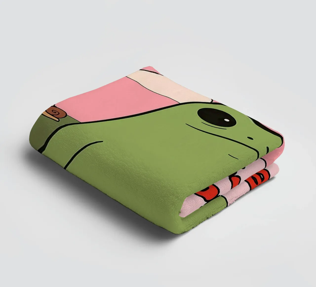 Sei nett zu dir selbst, sonst gibt es einen lustigen Frosch Handtuch von Toolee