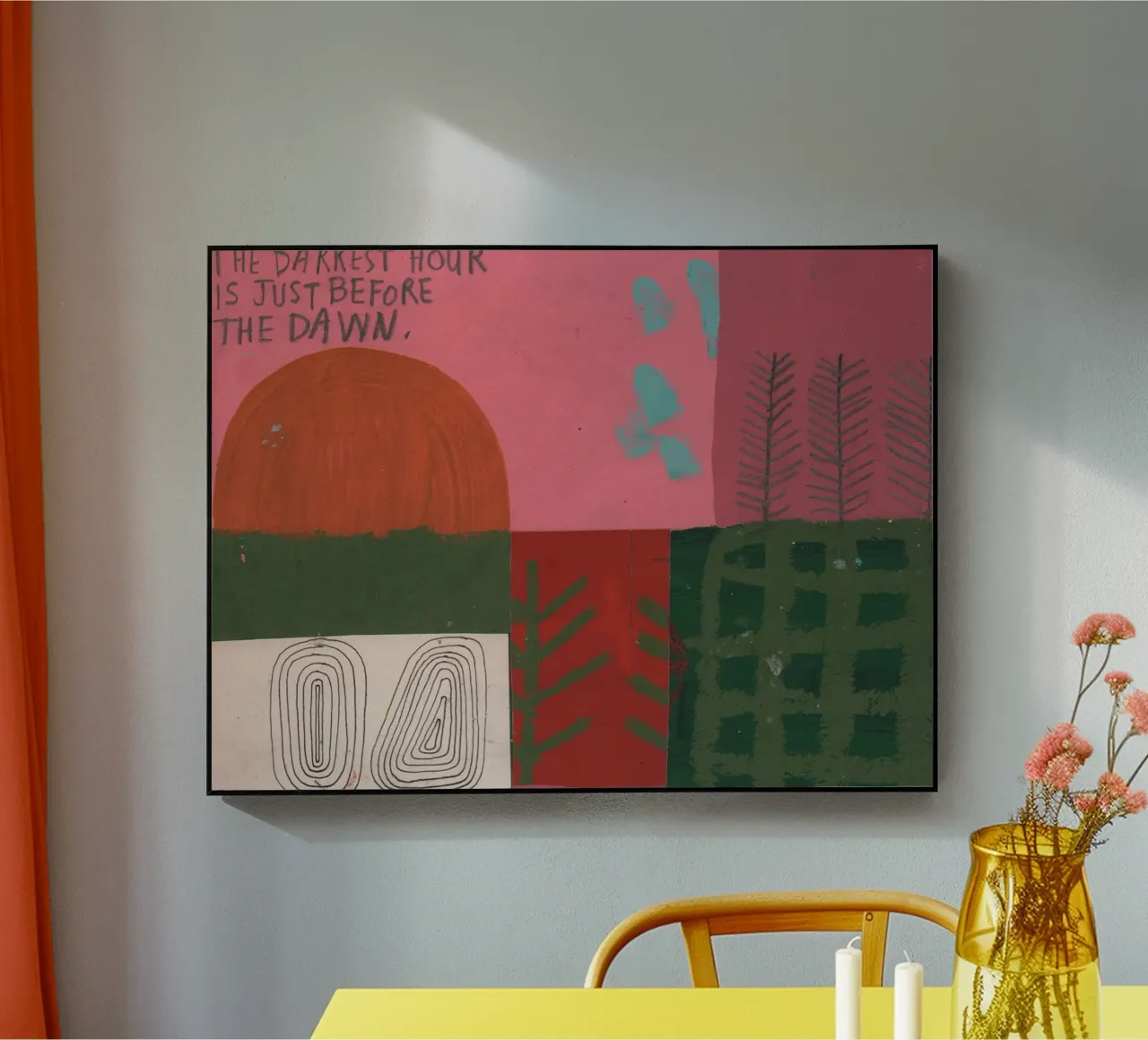L'ora più buia è appena prima dell'alba, 2023 di David Shil plexiglass da Roy Terrell