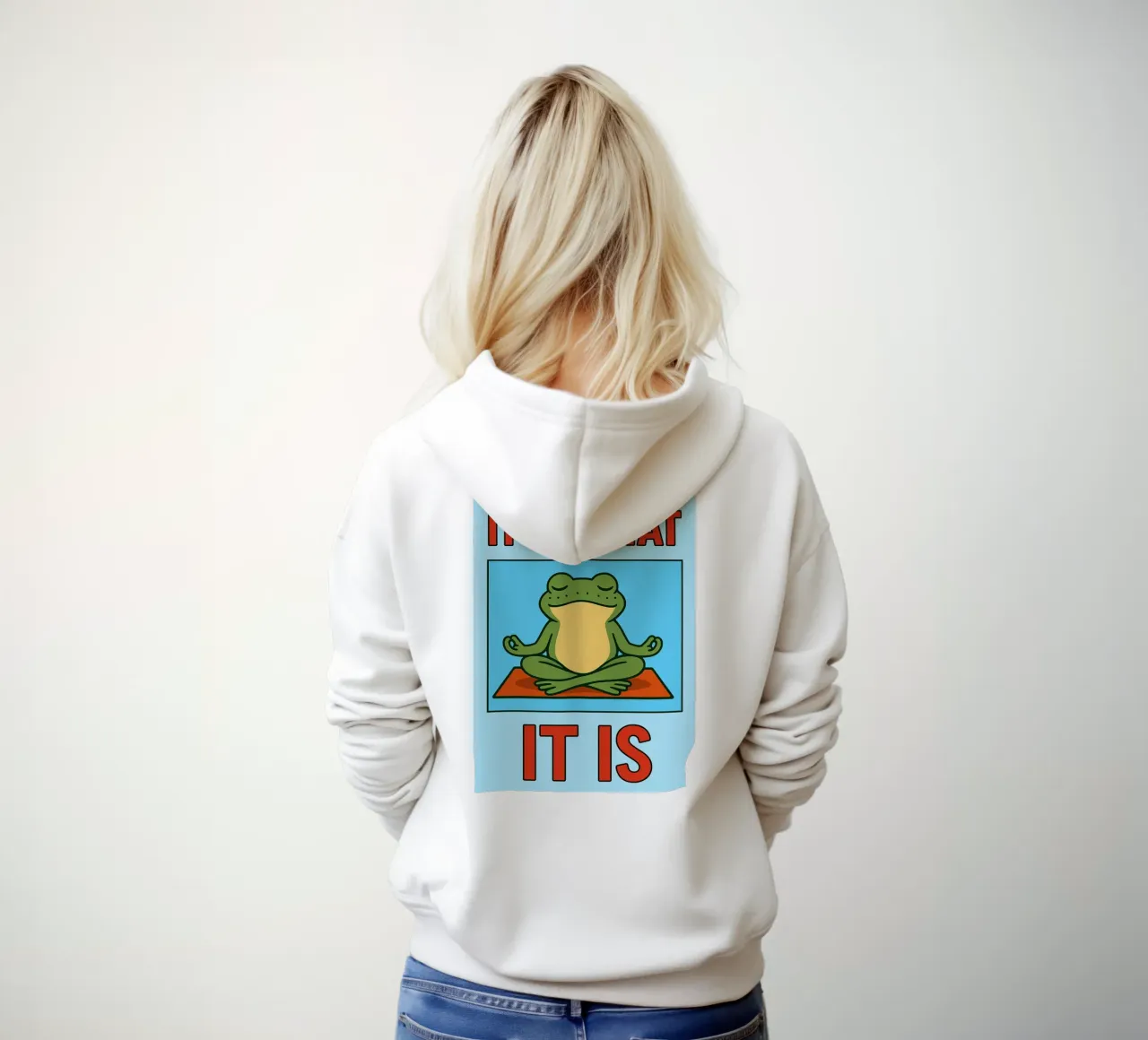è quello che è divertente rana felpa con cappuccio da Toolee