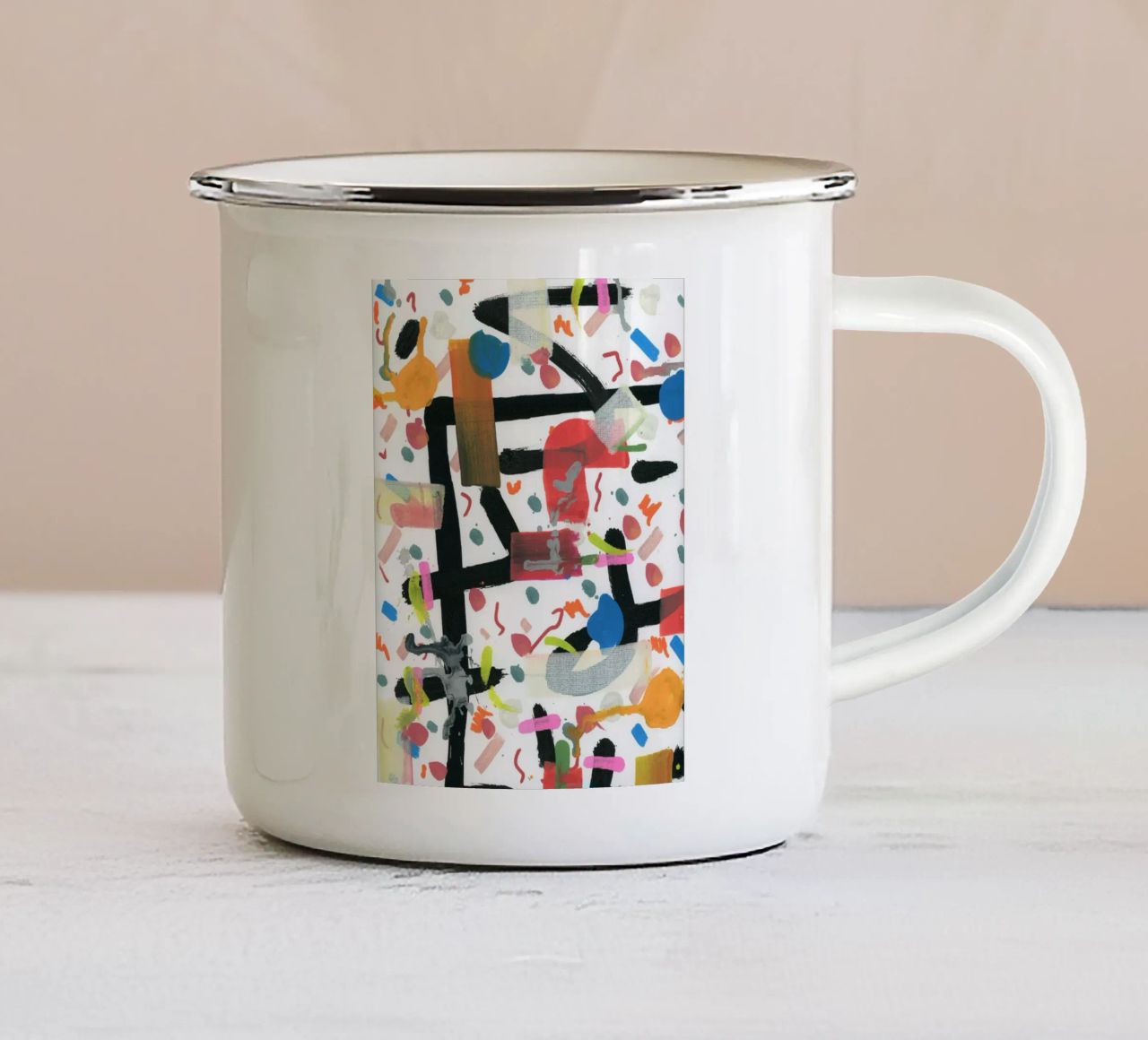 Things to note 2 tazza in smalto da gtobonart