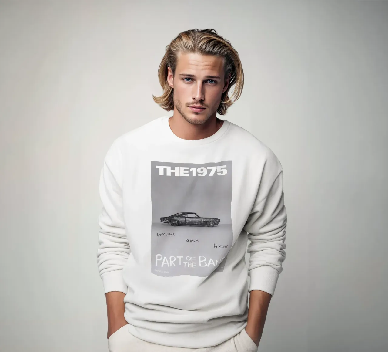 L'auto 1975 Retro Vibes felpa da tasahxz