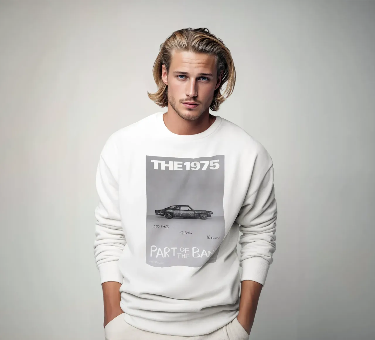 L'auto 1975 Retro Vibes felpa da tasahxz