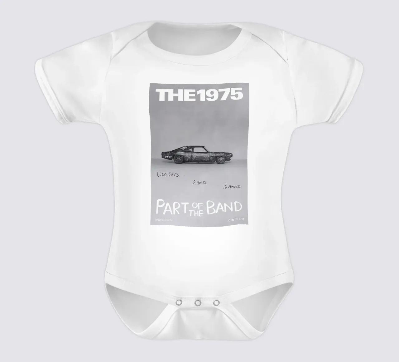 L'auto 1975 Retro Vibes body neonato maniche corte da tasahxz