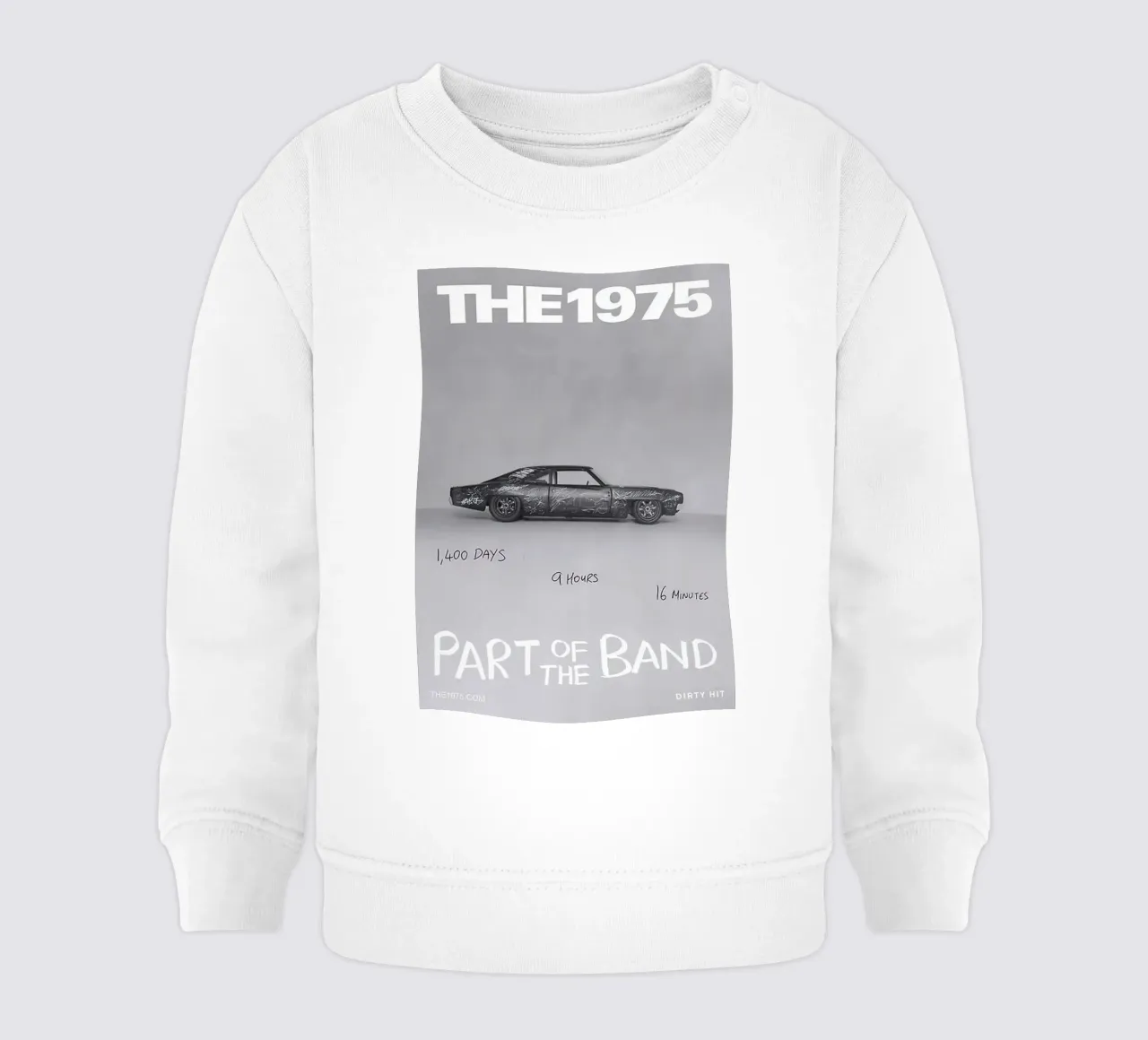 L'auto 1975 Retro Vibes felpa neonato da tasahxz