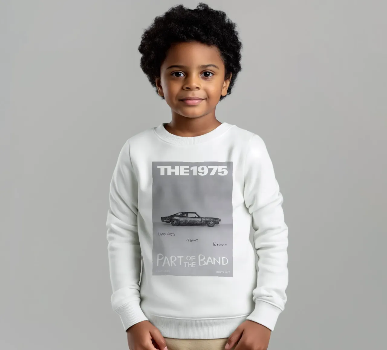 L'auto 1975 Retro Vibes felpa bambino da tasahxz