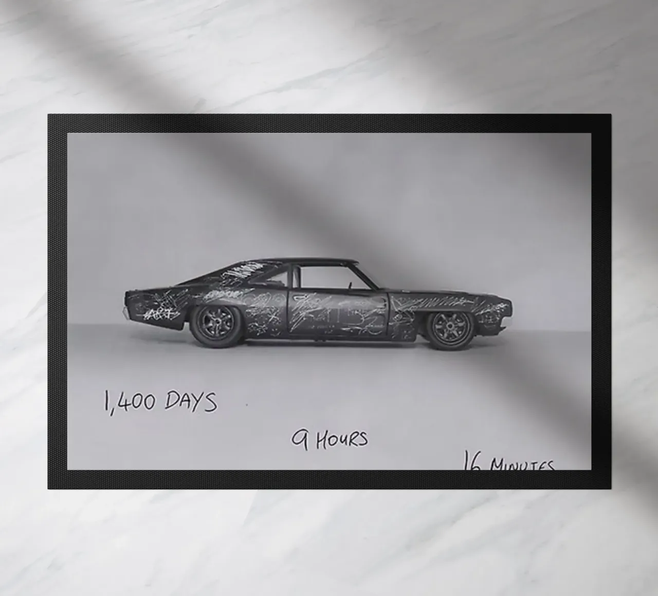 L'auto 1975 Retro Vibes zerbino da tasahxz