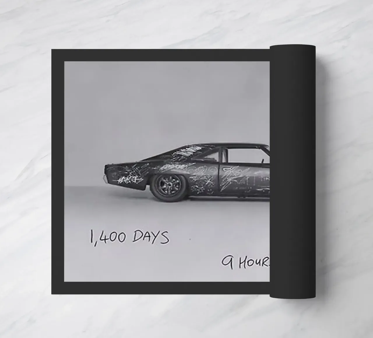 L'auto 1975 Retro Vibes zerbino da tasahxz