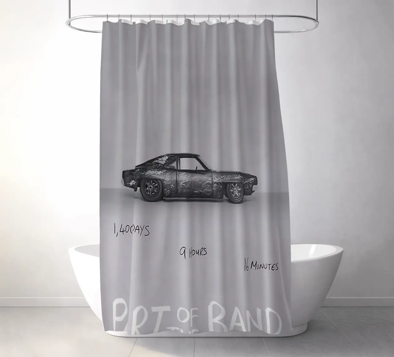 L'auto 1975 Retro Vibes tenda da doccia da tasahxz