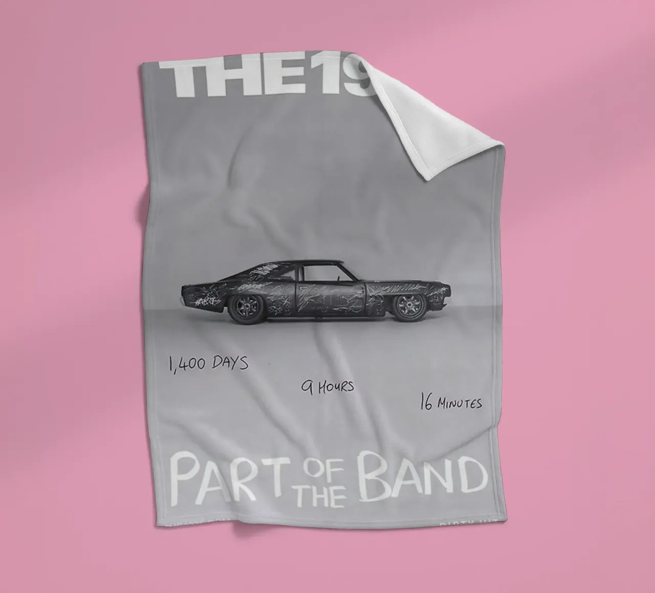 L'auto 1975 Retro Vibes coperta in pile da tasahxz