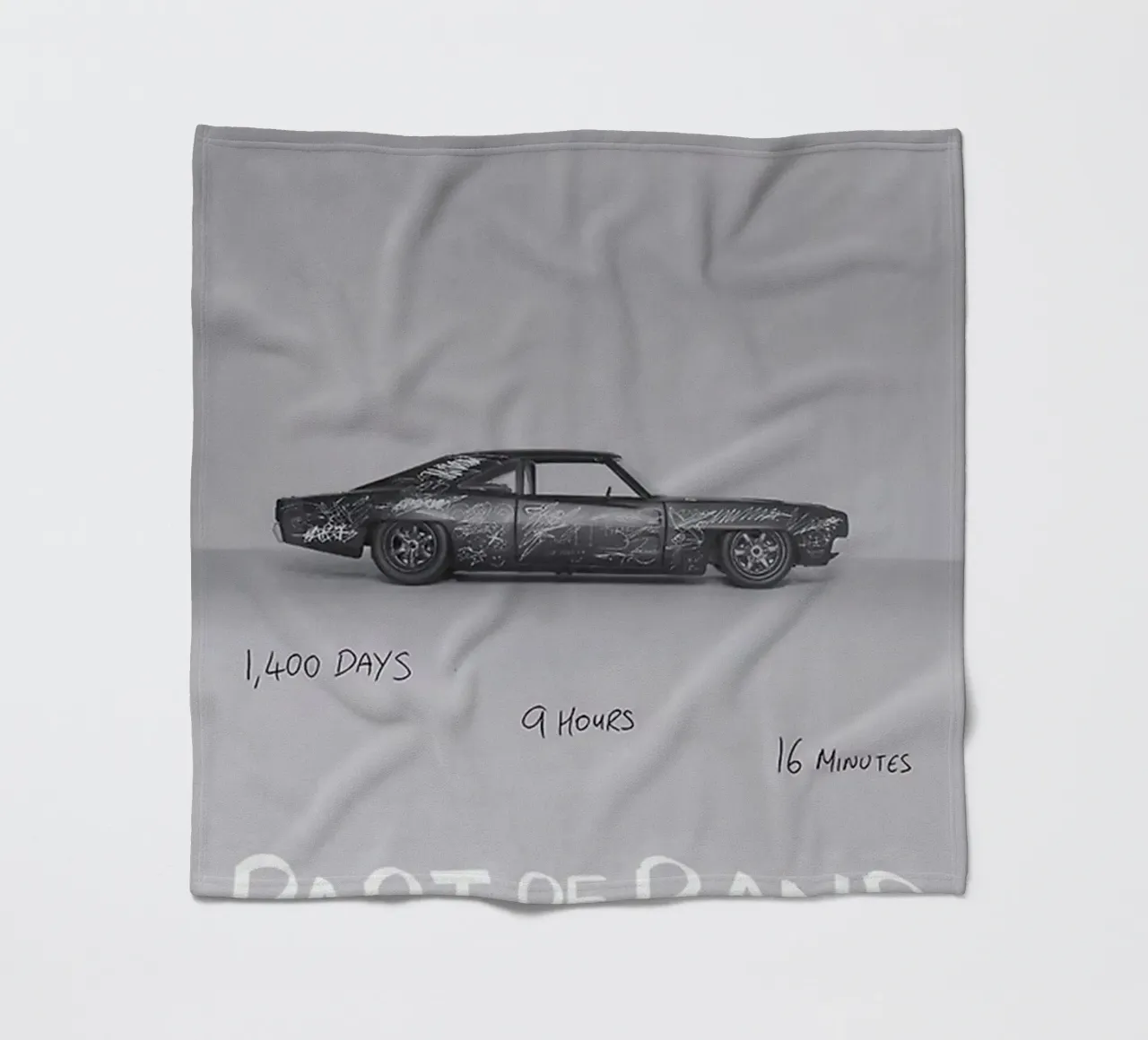 L'auto 1975 Retro Vibes coperta in pile da tasahxz