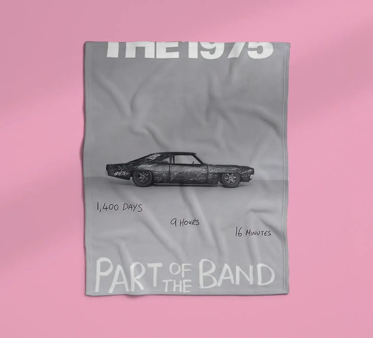 L'auto 1975 Retro Vibes coperta in pile da tasahxz