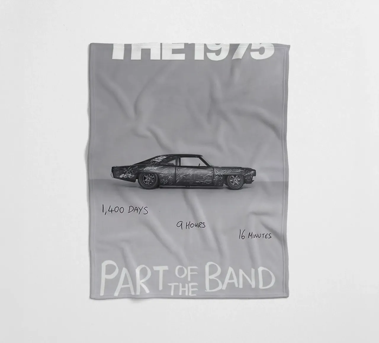 L'auto 1975 Retro Vibes coperta in pile da tasahxz