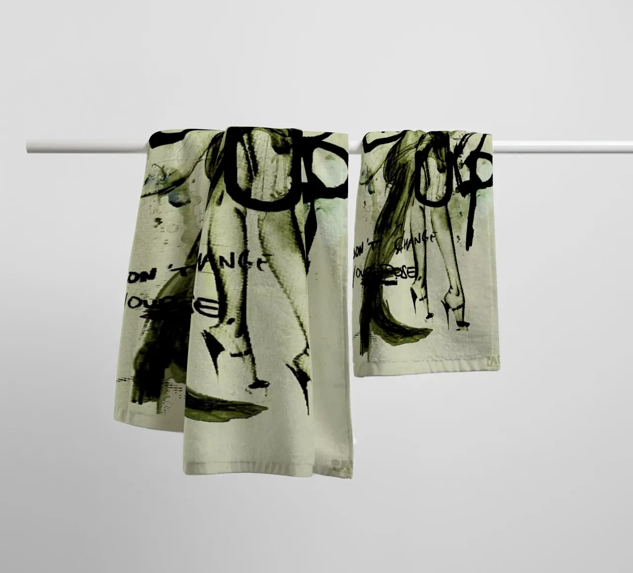 Pin Up asciugamano da bagno da Sandrine Pagnoux