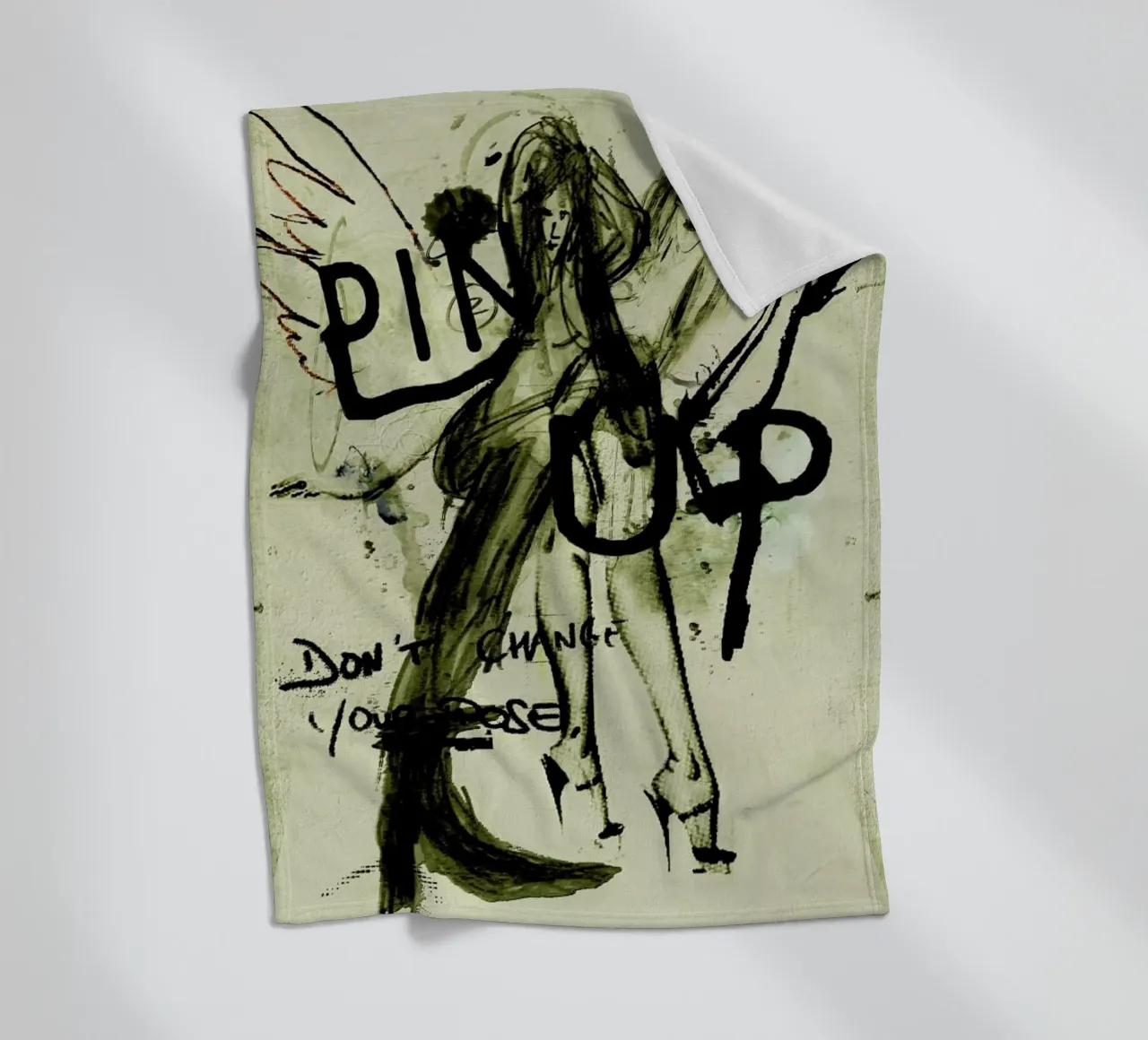 Pin Up coperta in pile da Sandrine Pagnoux