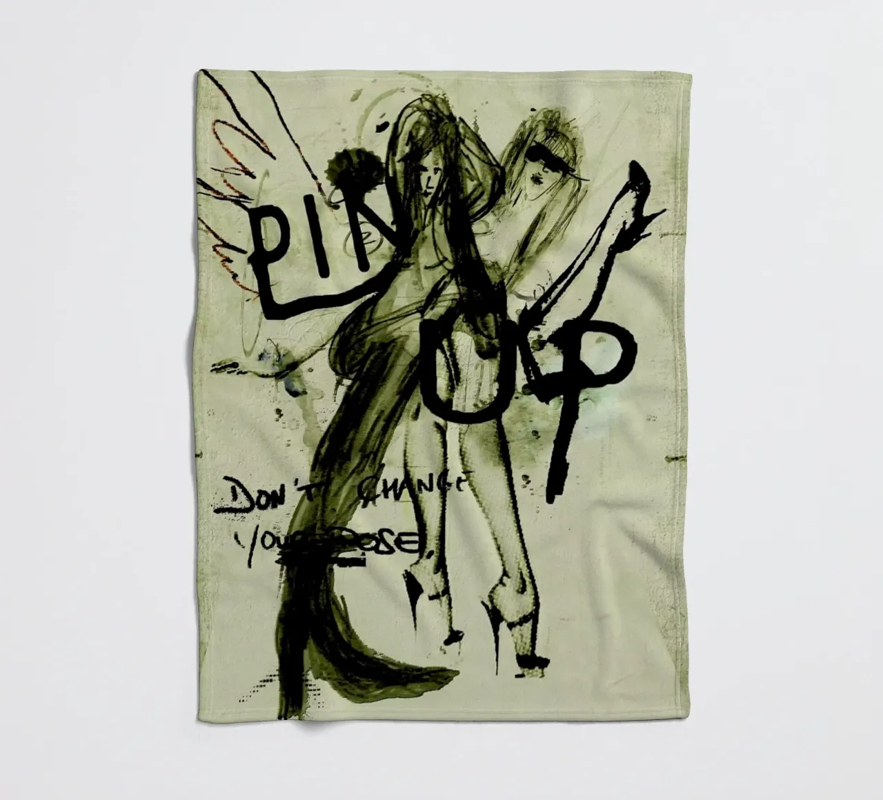 Pin Up coperta in pile da Sandrine Pagnoux
