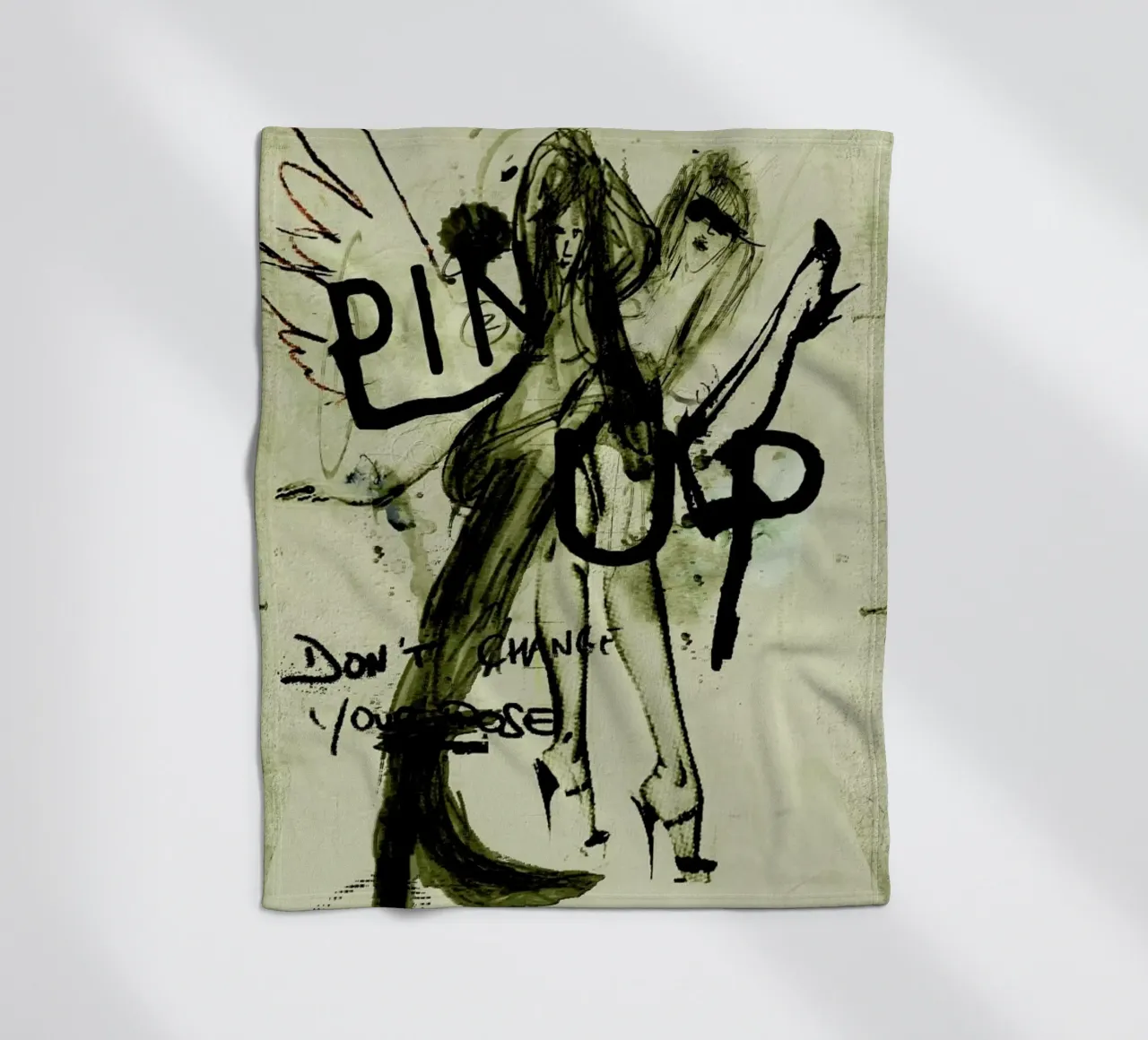 Pin Up coperta in pile da Sandrine Pagnoux