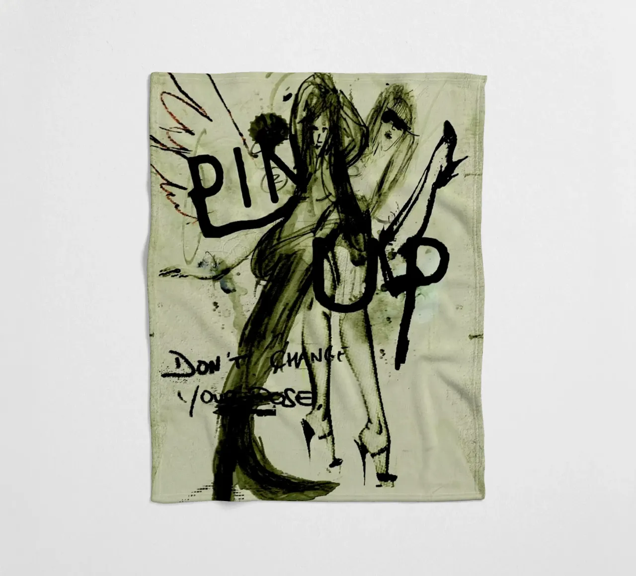 Pin Up coperta in pile da Sandrine Pagnoux