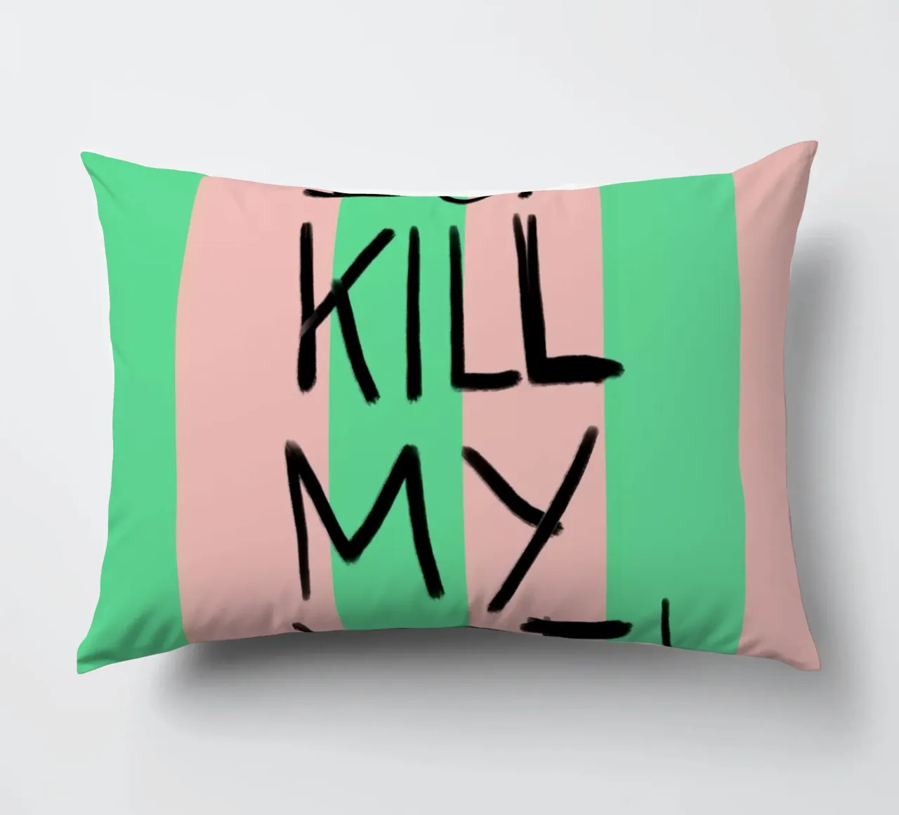 Donut kill me vibe cuscino da Hej Ibiza by Ute Arnold