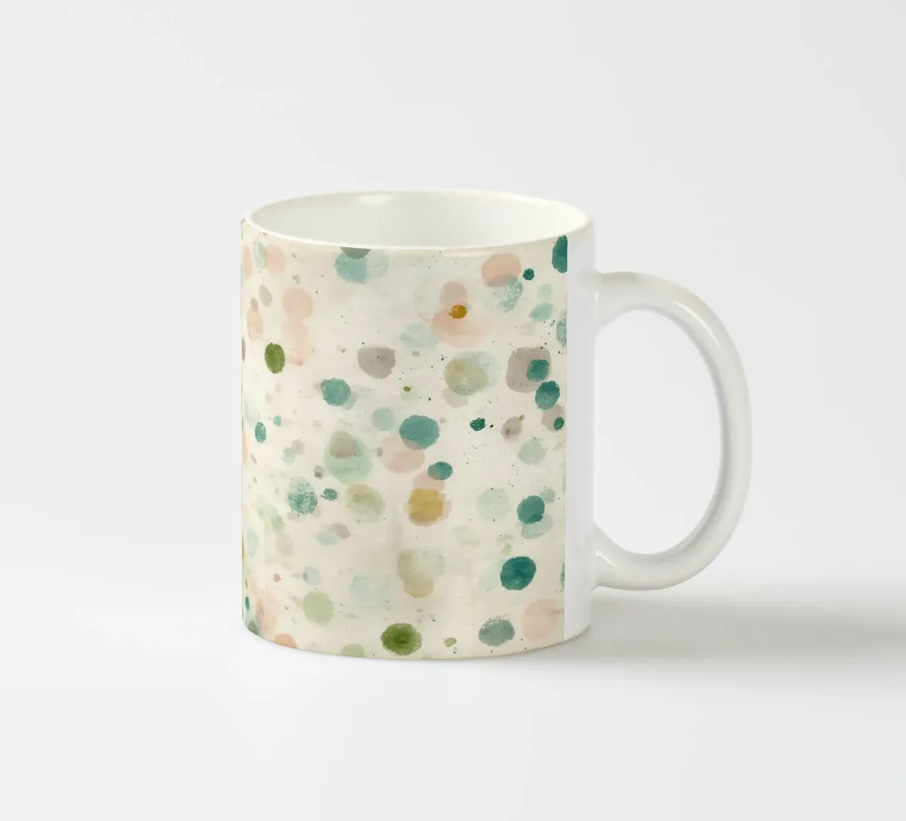 Green Dots No 01 tazza in ceramica da treechild