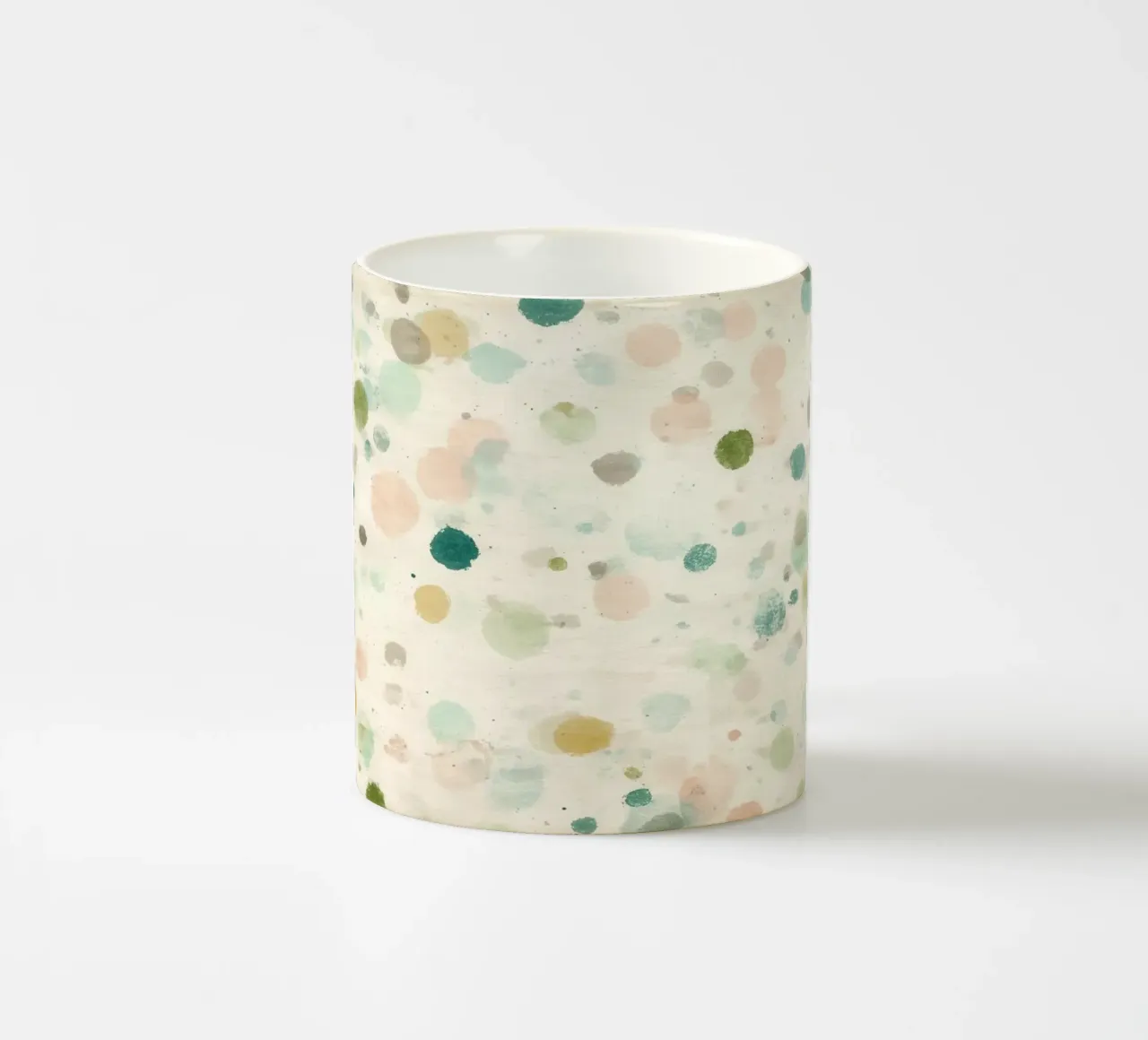 Green Dots No 01 tazza in ceramica da treechild