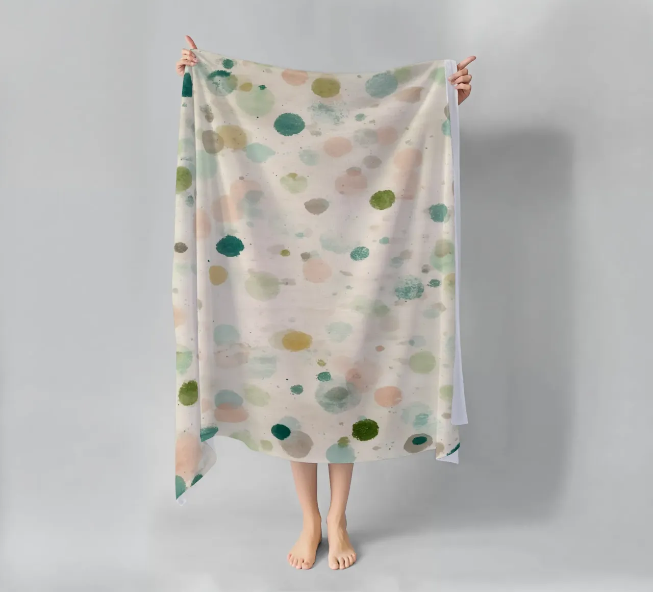 Green Dots No 01 telo mare da treechild